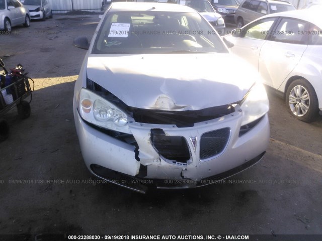 1G2ZM551964130603 - 2006 PONTIAC G6 GTP SILVER photo 6