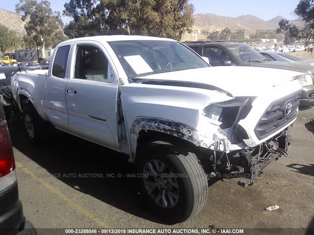 5TFRX5GN7GX059937 - 2016 TOYOTA TACOMA ACCESS CAB/SR/SR5 WHITE photo 1