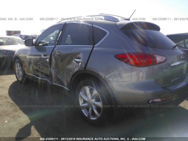 JN1AJ0HR6AM754893 - 2010 INFINITI EX35 JOURNEY GRAY photo 3