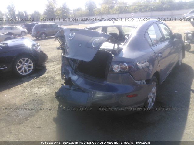 JM1BK32G781820368 - 2008 MAZDA 3 I GRAY photo 4