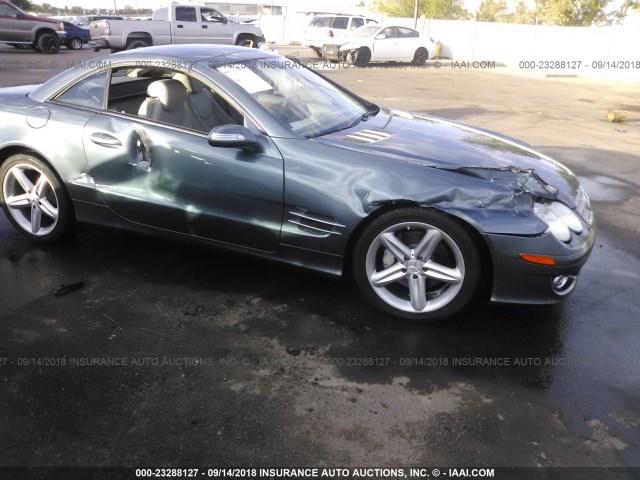 WDBSK71F37F132335 - 2007 MERCEDES-BENZ SL 550 BLUE photo 6