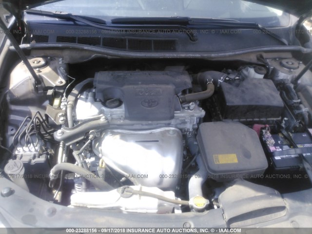 4T1BF1FK6FU483609 - 2015 TOYOTA CAMRY LE/XLE/SE/XSE 灰色 照片 10