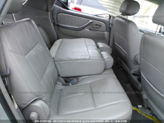 5TDBT48A52S081369 - 2002 TOYOTA SEQUOIA LIMITED SILVER photo 8