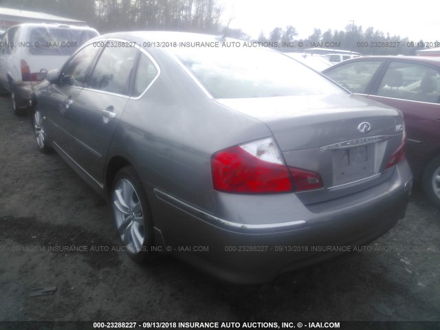 JNKBY01F28M551277 - 2008 INFINITI M45 GRAY photo 3