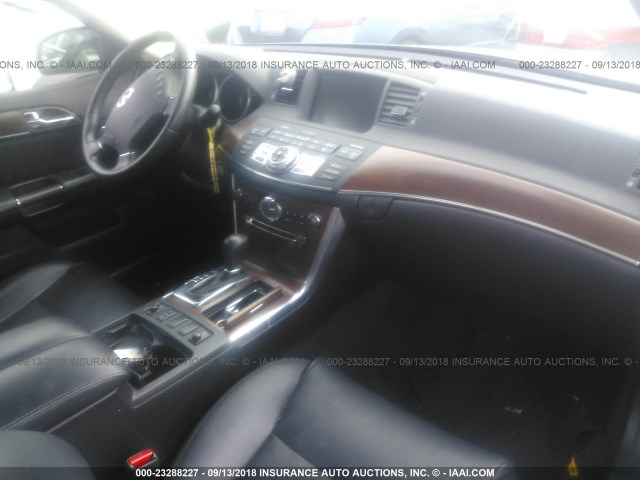 JNKBY01F28M551277 - 2008 INFINITI M45 GRAY photo 5