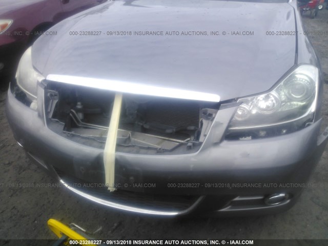 JNKBY01F28M551277 - 2008 INFINITI M45 GRAY photo 6