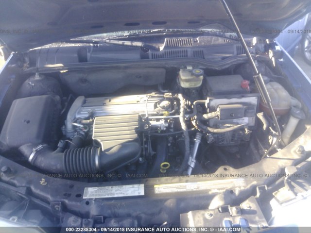1G8AJ52F44Z169885 - 2004 SATURN ION LEVEL 2 BLUE photo 10