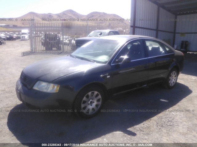 WAUEH24B5YN069560 - 2000 AUDI A6 2.8 QUATTRO BLACK photo 2