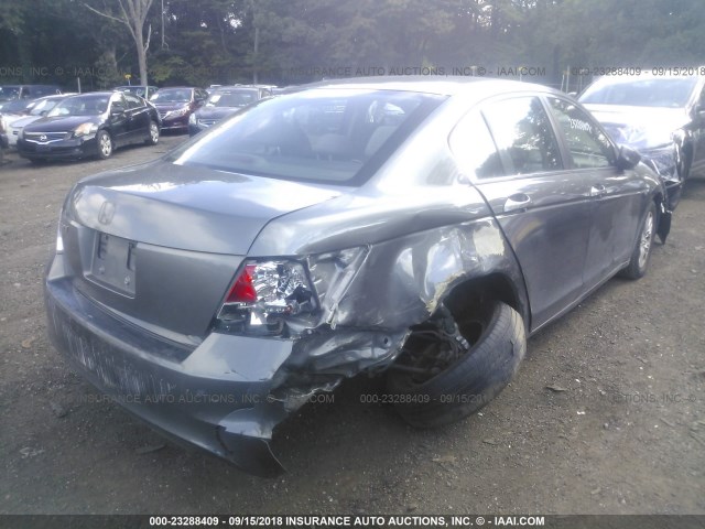 1HGCP26429A152224 - 2009 HONDA ACCORD LXP GRAY photo 4