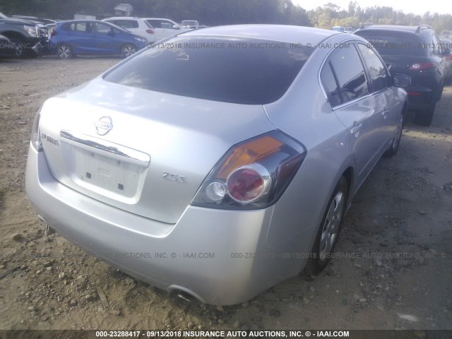 1N4AL21E98C229133 - 2008 NISSAN ALTIMA 2.5/2.5S SILVER photo 4