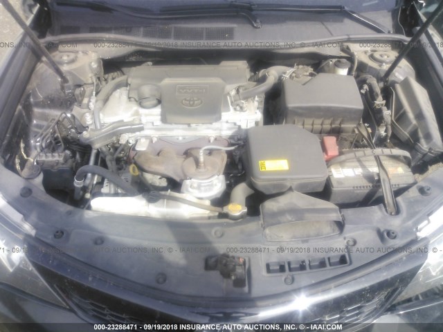 4T1BF1FKXDU709261 - 2013 TOYOTA CAMRY L/SE/LE/XLE შავი ფოტო 10
