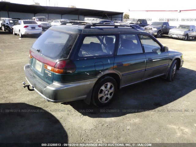 4S3BG6859W6600707 - 1998 SUBARU LEGACY 30TH ANN OUTBACK/LTD/SPT GREEN photo 4