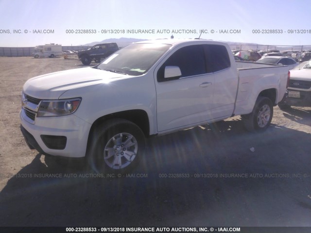 1GCHSCEA7H1274365 - 2017 CHEVROLET COLORADO LT WHITE photo 2