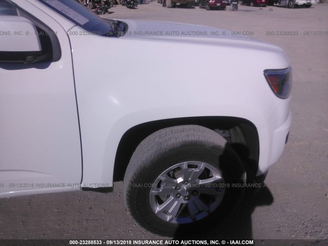 1GCHSCEA7H1274365 - 2017 CHEVROLET COLORADO LT WHITE photo 6