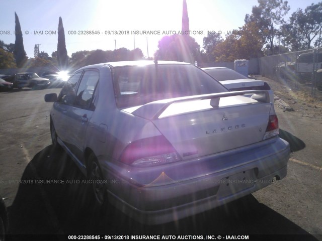 JA3AJ86E33U024209 - 2003 MITSUBISHI LANCER OZ RALLY SILVER photo 3