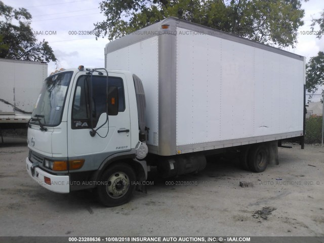 JHBFA4JH521S10018 - 2002 HINO FA FA1517 WHITE photo 2