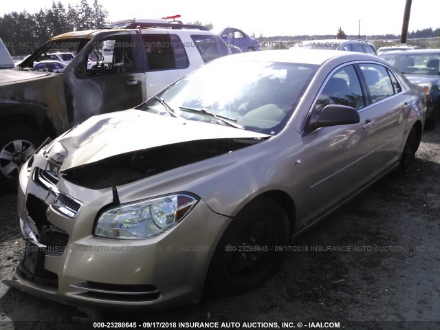 1G1ZG57B78F253325 - 2008 CHEVROLET MALIBU LS 棕色 照片 2