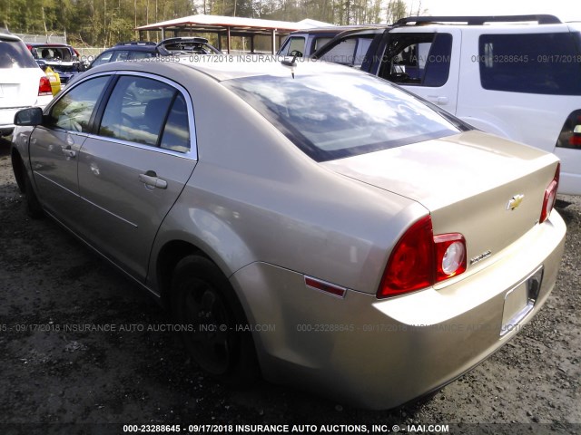 1G1ZG57B78F253325 - 2008 CHEVROLET MALIBU LS 棕色 照片 3