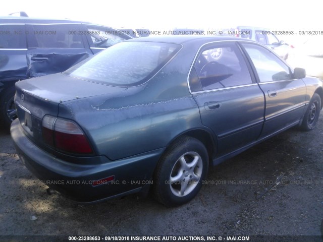 1HGCD5681VA155283 - 1997 HONDA ACCORD VALUE GREEN photo 4