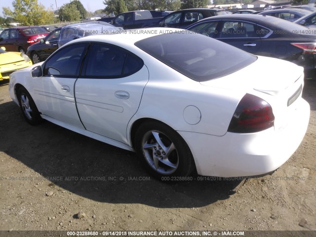 2G2WR524341120242 - 2004 PONTIAC GRAND PRIX GTP WHITE photo 3