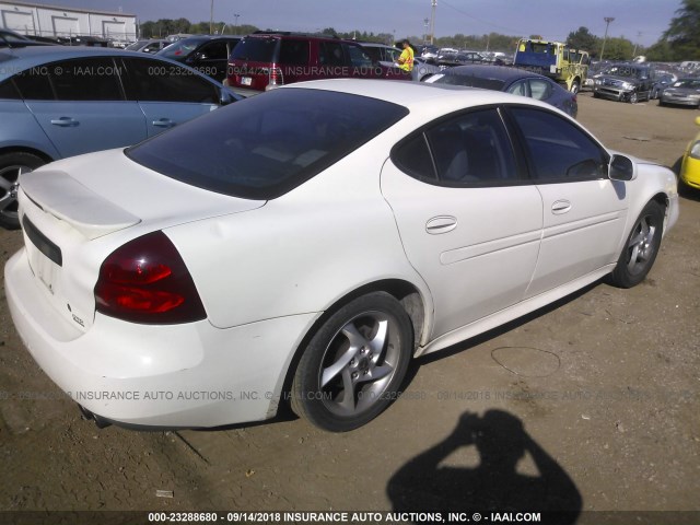 2G2WR524341120242 - 2004 PONTIAC GRAND PRIX GTP WHITE photo 4