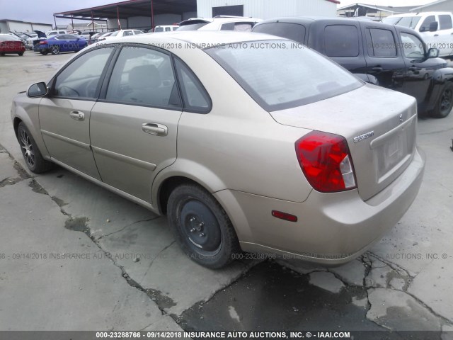 KL5JD56Z98K805495 - 2008 SUZUKI FORENZA CONVENIENCE/POPULAR GOLD photo 3