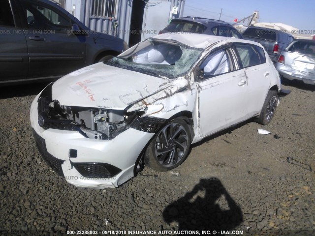 JTNKARJE6GJ507439 - 2016 TOYOTA SCION IM WHITE photo 2