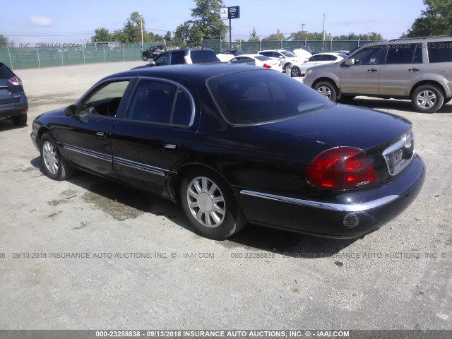 1LNHM97V4YY861946 - 2000 LINCOLN CONTINENTAL  Қара фото 3