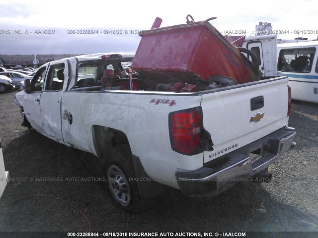 1GC4KYC82GF239651 - 2016 CHEVROLET SILVERADO K3500 WHITE photo 3