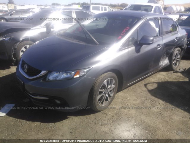 19XFB2F93DE256894 - 2013 HONDA CIVIC EXL 灰色 照片 6