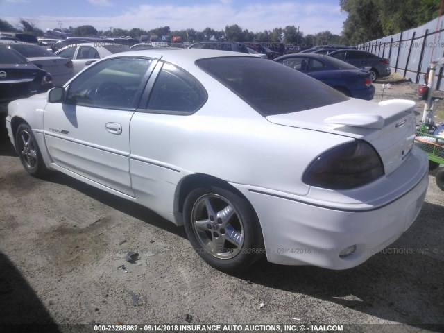 1G2NW12EX1M581007 - 2001 PONTIAC GRAND AM GT WHITE photo 3