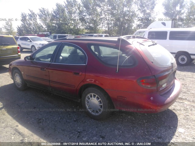 1FAFP58SXXG276444 - 1999 FORD TAURUS SE COMFORT RED photo 3