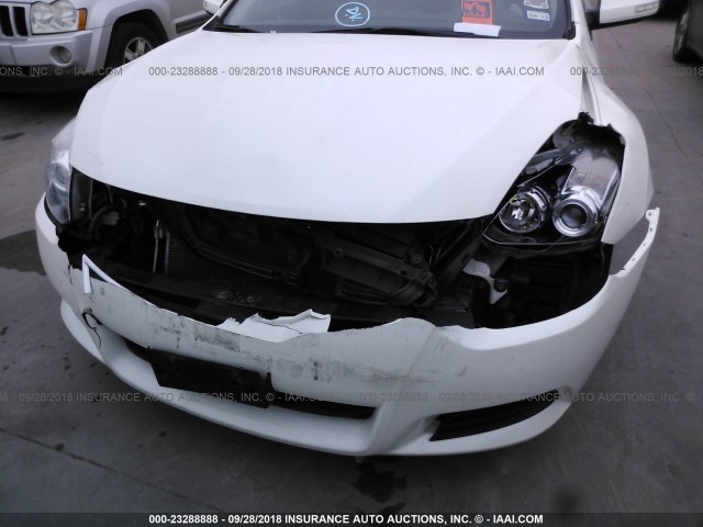 1N4AL2EP3DC268483 - 2013 NISSAN ALTIMA S WHITE photo 6