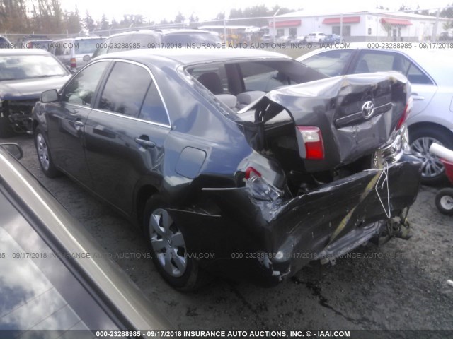 4T1BE46K87U597195 - 2007 TOYOTA CAMRY NEW GENERATION CE/LE/XLE/SE GRAY photo 3