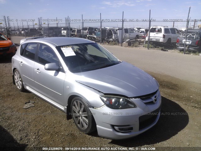 JM1BK34L471716249 - 2007 MAZDA SPEED 3 SILVER photo 1
