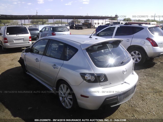 JM1BK34L471716249 - 2007 MAZDA SPEED 3 SILVER photo 3