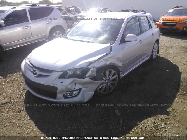 JM1BK34L471716249 - 2007 MAZDA SPEED 3 SILVER photo 6