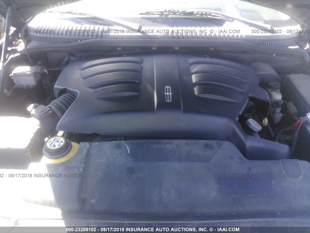 5LMEU68H04ZJ52944 - 2004 LINCOLN AVIATOR BLACK photo 10