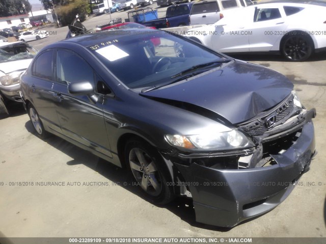 19XFA1F6XAE065777 - 2010 HONDA CIVIC GRAY photo 1