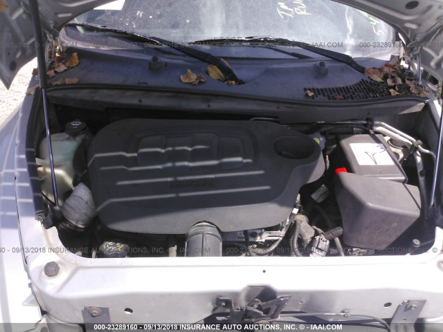 3GNBAADB6AS546665 - 2010 CHEVROLET HHR LS SILVER photo 10