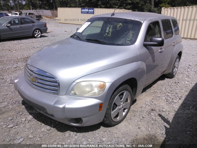 3GNBAADB6AS546665 - 2010 CHEVROLET HHR LS SILVER photo 2