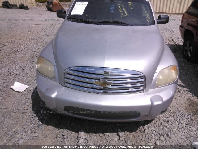 3GNBAADB6AS546665 - 2010 CHEVROLET HHR LS SILVER photo 6