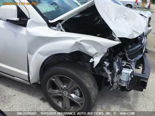 3C4PDCGG7JT216133 - 2018 DODGE JOURNEY CROSSROAD WHITE photo 8