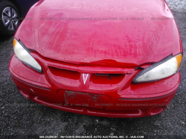 1G2NW52E22C184504 - 2002 PONTIAC GRAND AM GT RED photo 6