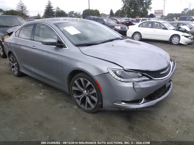 1C3CCCCB1FN610833 - 2015 CHRYSLER 200 C GRAY photo 1