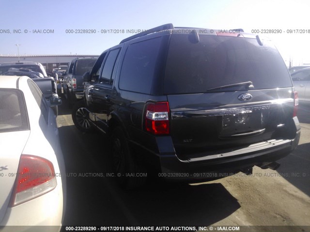 1FMJU1JT9FEF42213 - 2015 FORD EXPEDITION XLT/KING RANCH GRAY photo 3