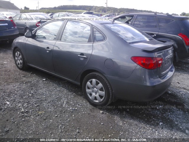 KMHDU46D39U687984 - 2009 HYUNDAI ELANTRA GLS/SE GRAY photo 3