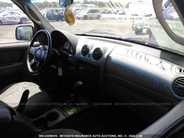 1J4GL48K53W706735 - 2003 JEEP LIBERTY SPORT/FREEDOM შავი ფოტო 5