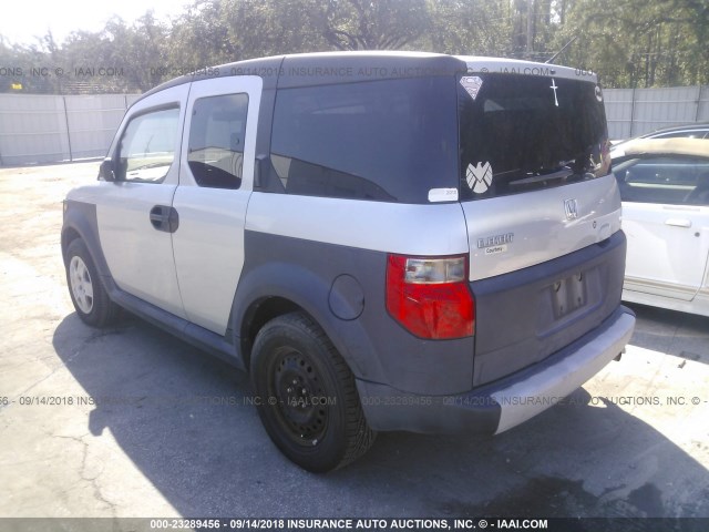 5J6YH18307L013351 - 2007 HONDA ELEMENT LX SILVER photo 3