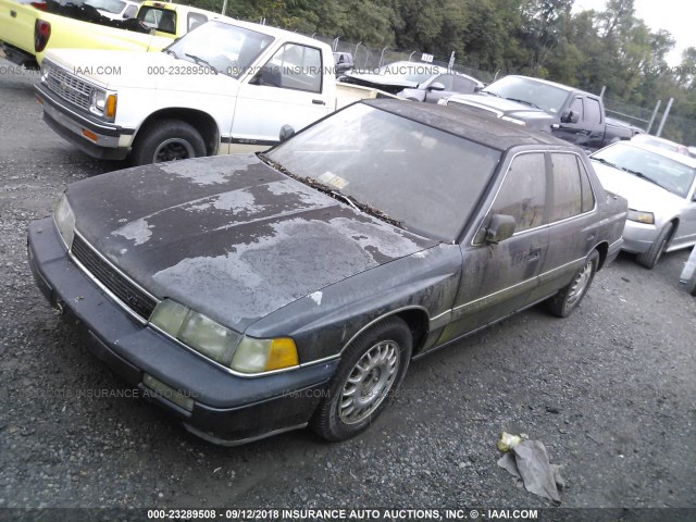 JH4KA4666JC035195 - 1988 ACURA LEGEND LS BLACK photo 2